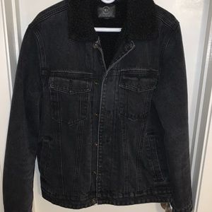 Denim Trucker Jacket - Sherpa Lined